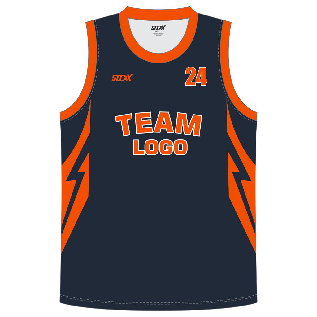 CUSTOM ROUND/CREW NECK BASKETBALL JERSEYS