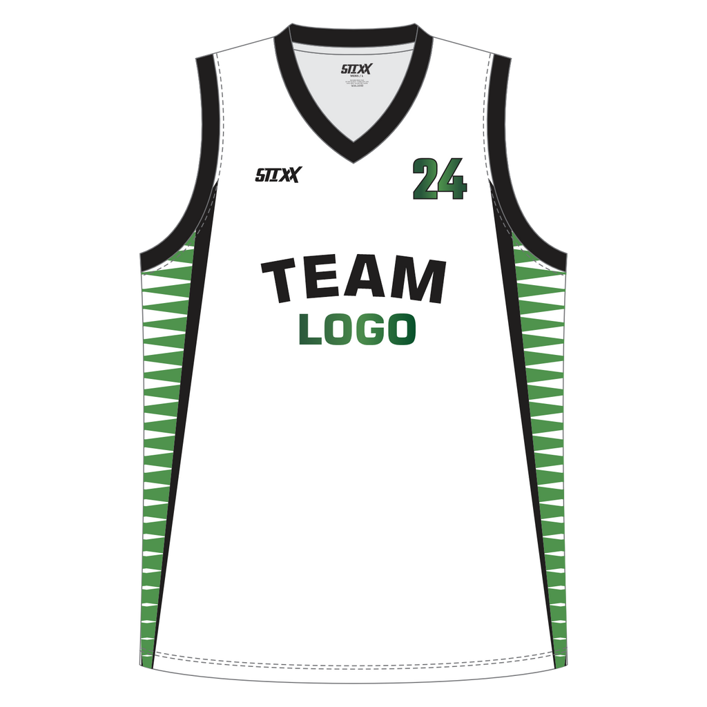 CUSTOM REVERSIBLE V-NECK BASKETBALL JERSEYS