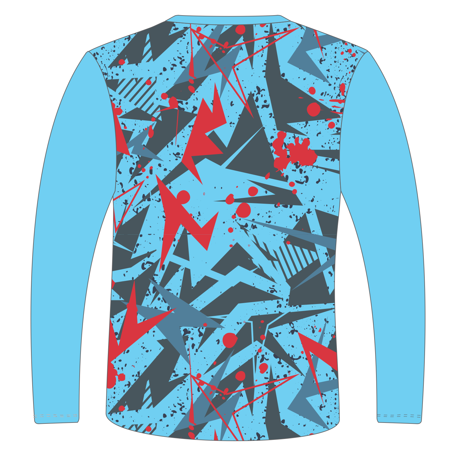 CUSTOM LONG SLEEVE SHOOTING SHIRTS (ROUND NECK)
