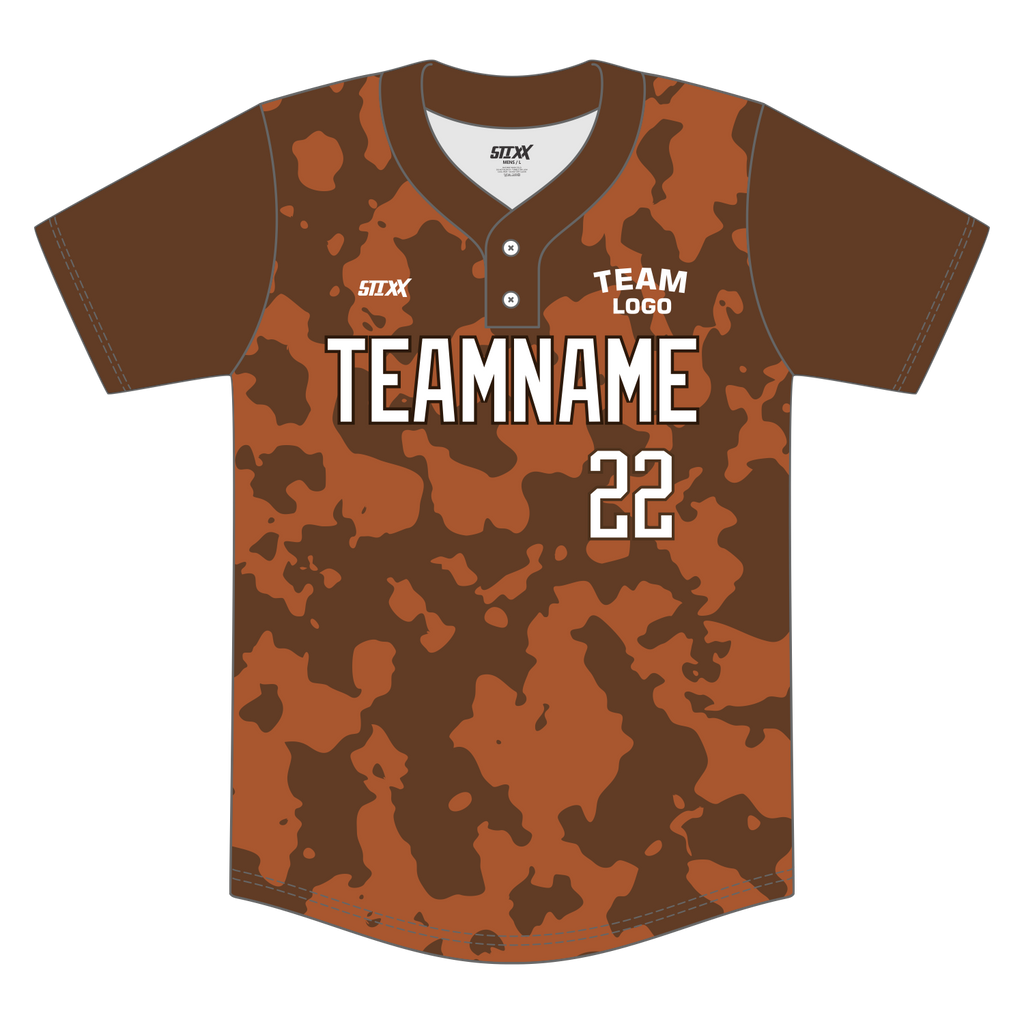Custom 2-Button Baseball Jerseys