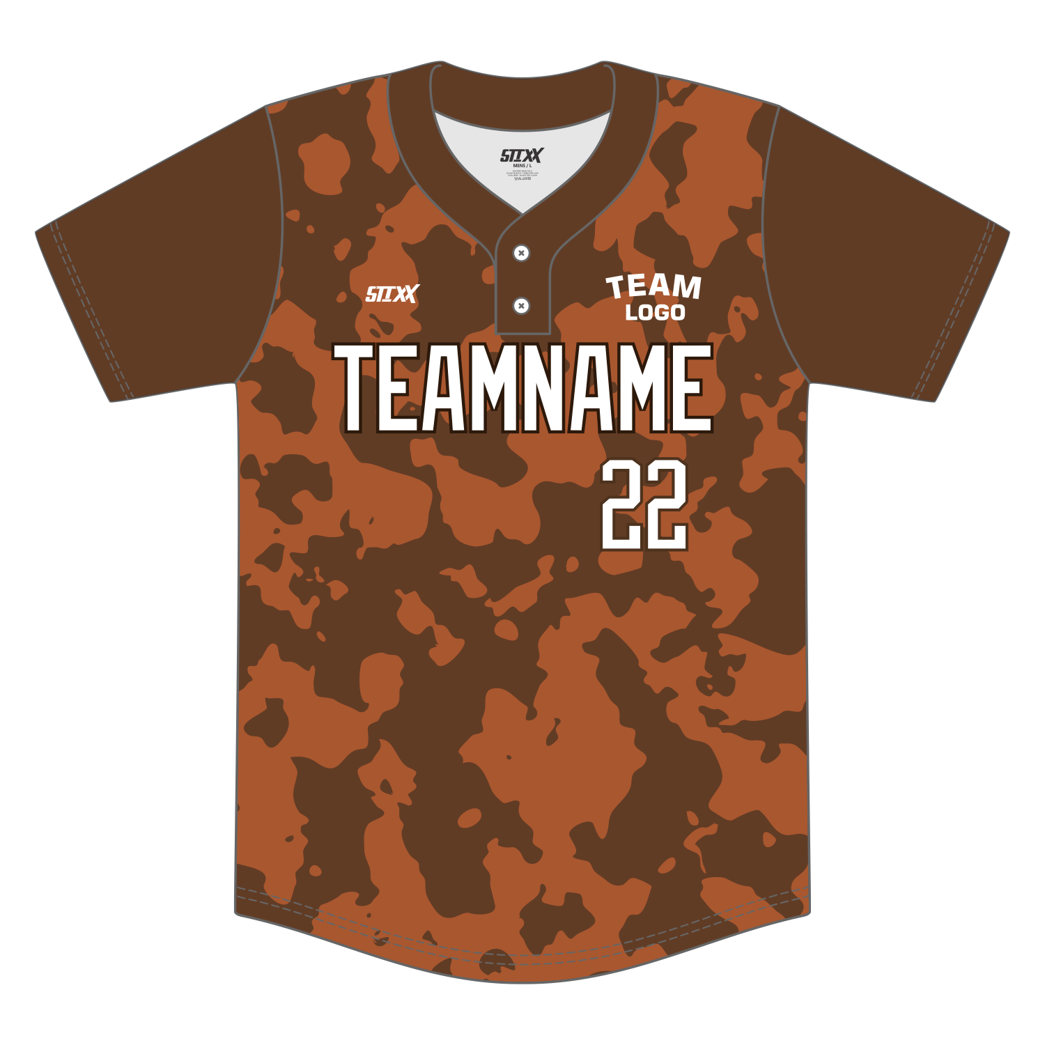 Custom 2-Button Baseball Jerseys