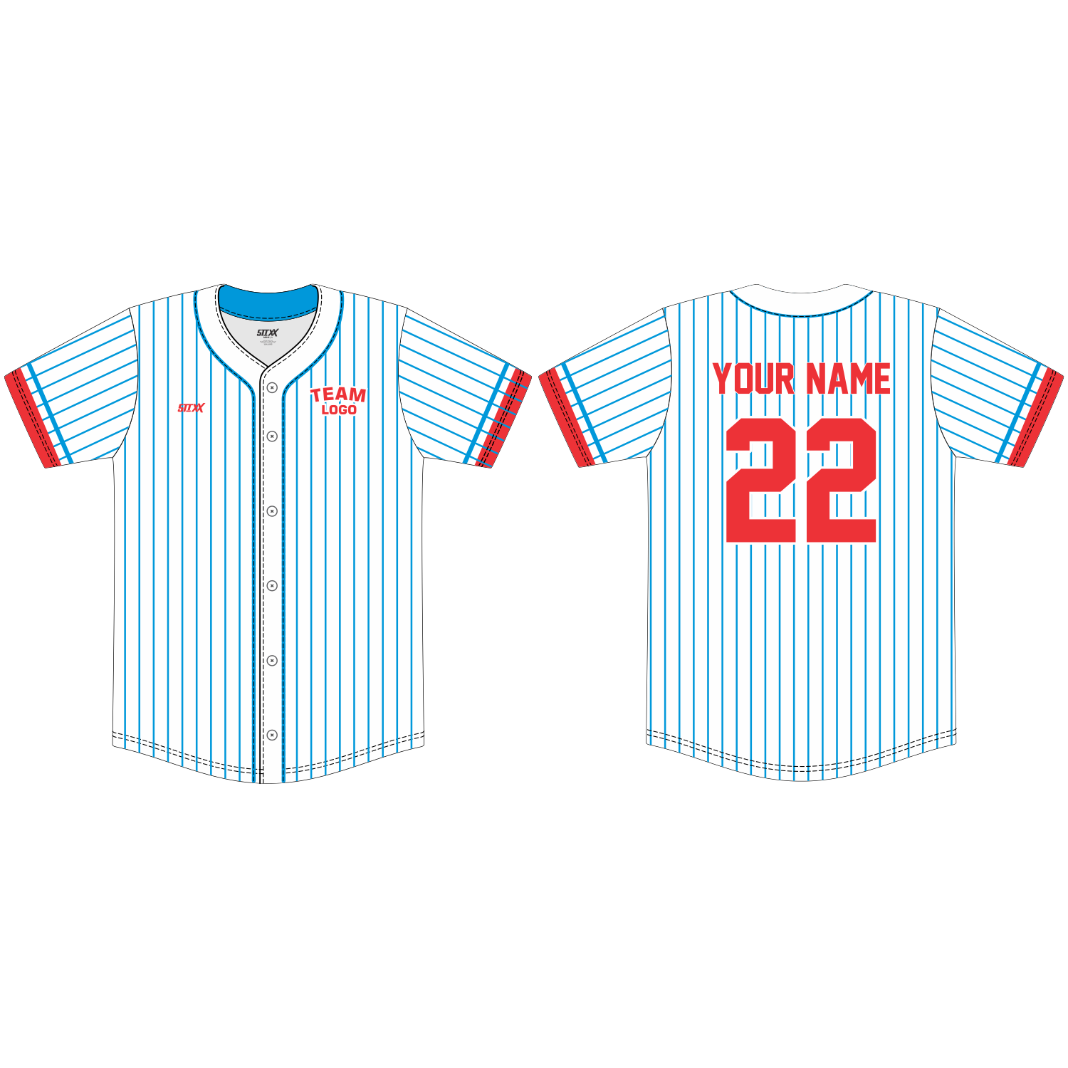 Custom Button-Down Baseball Jerseys