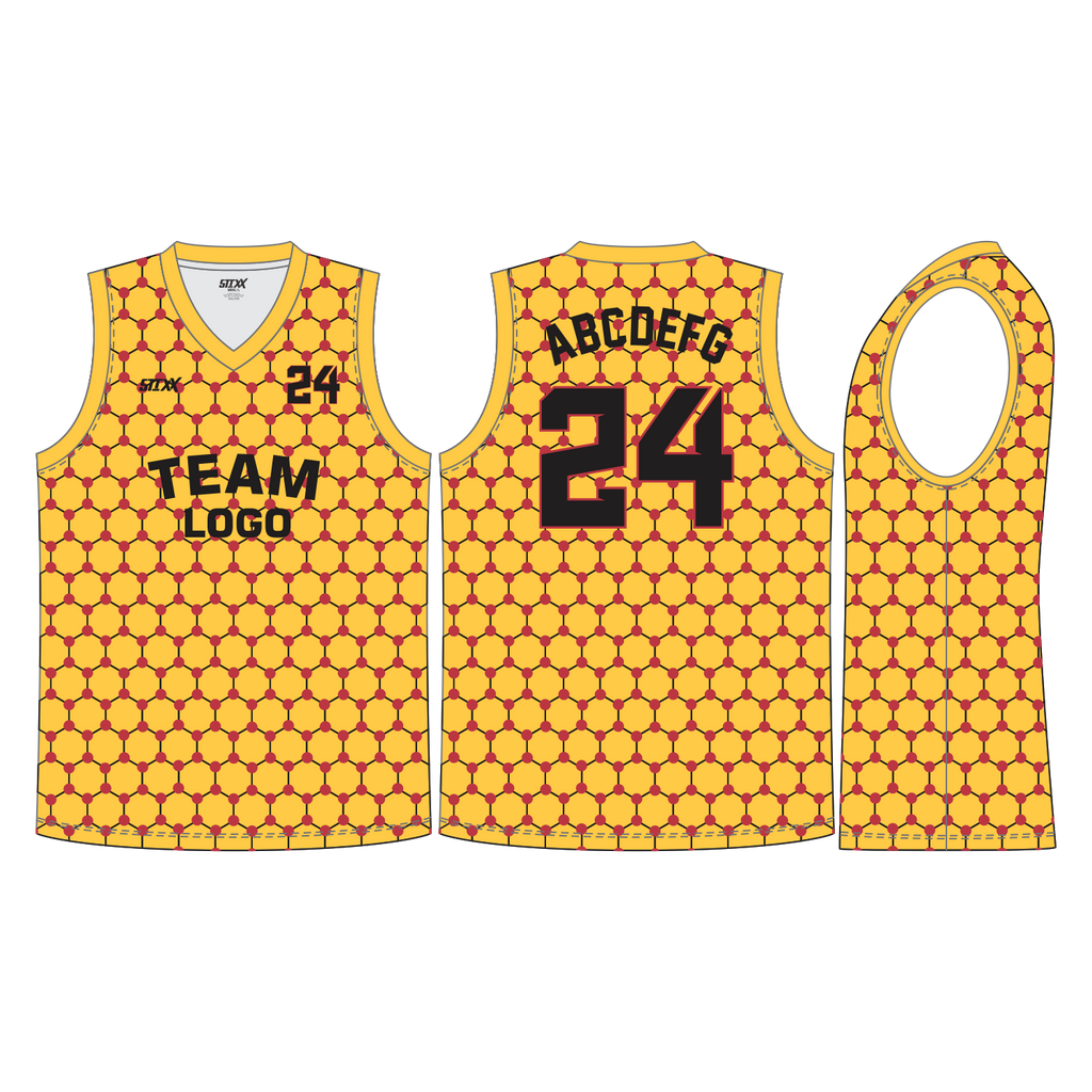 CUSTOM V-NECK BASKETBALL JERSEYS