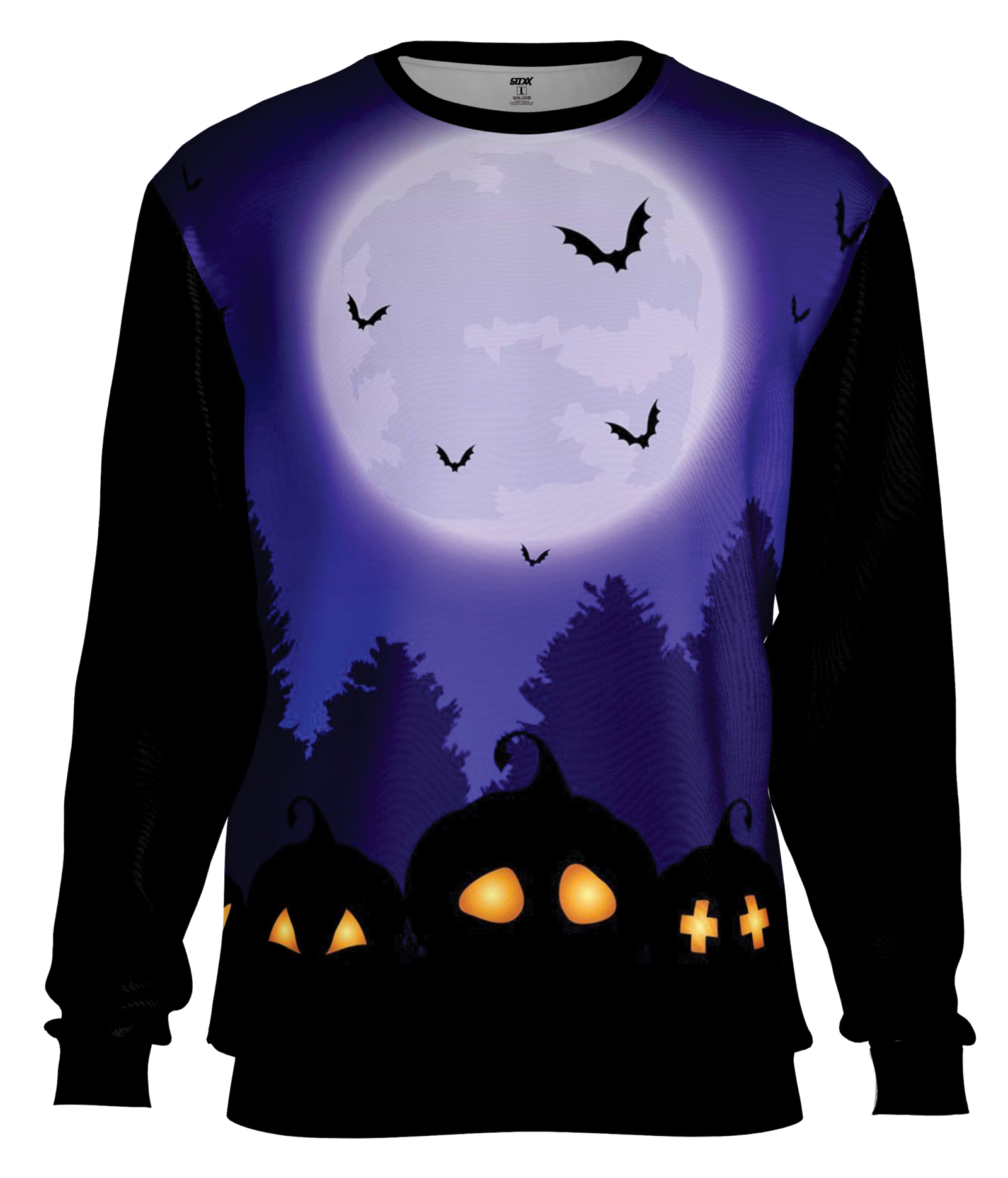 Halloween Moon House Sweat Shirt