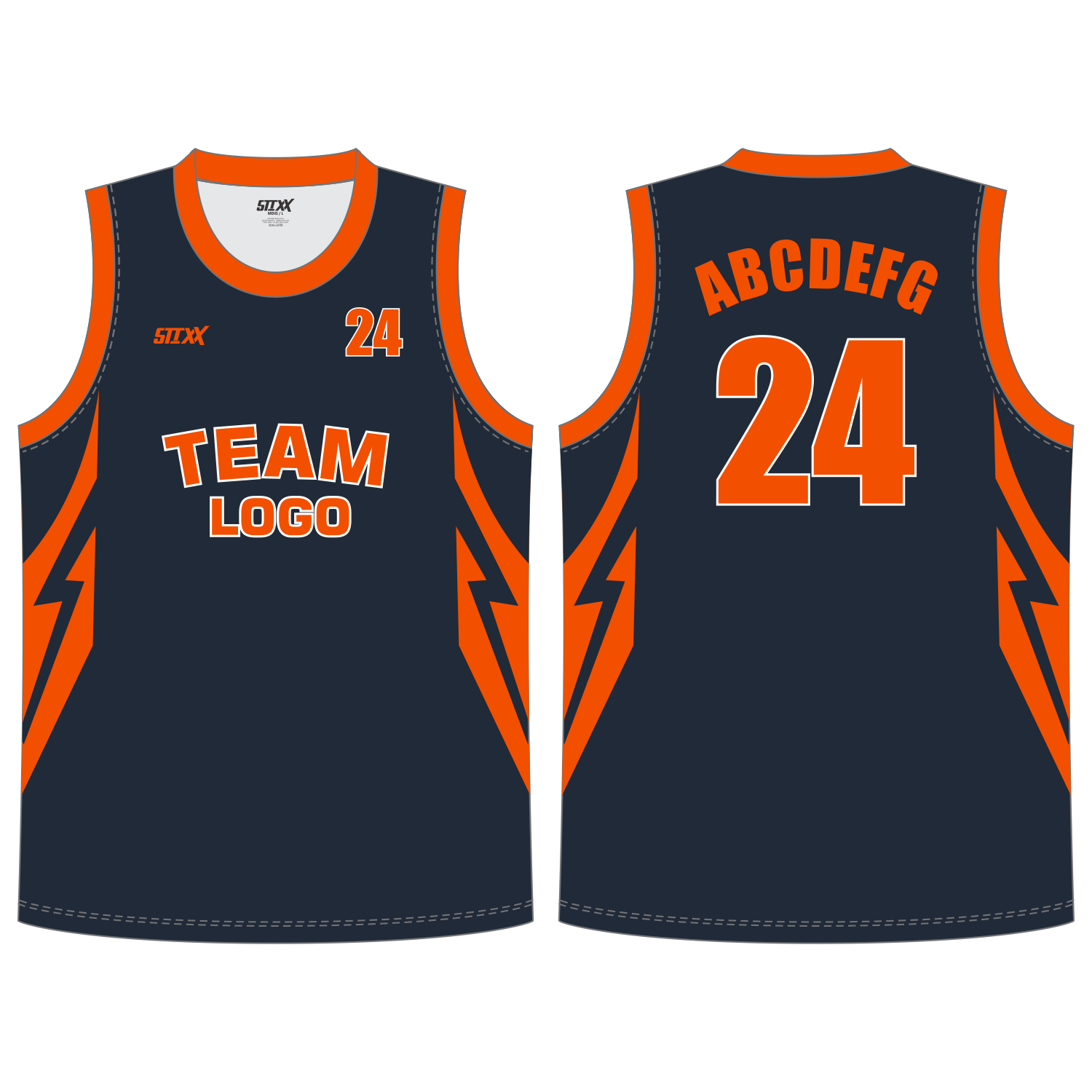 CUSTOM ROUND/CREW NECK BASKETBALL JERSEYS