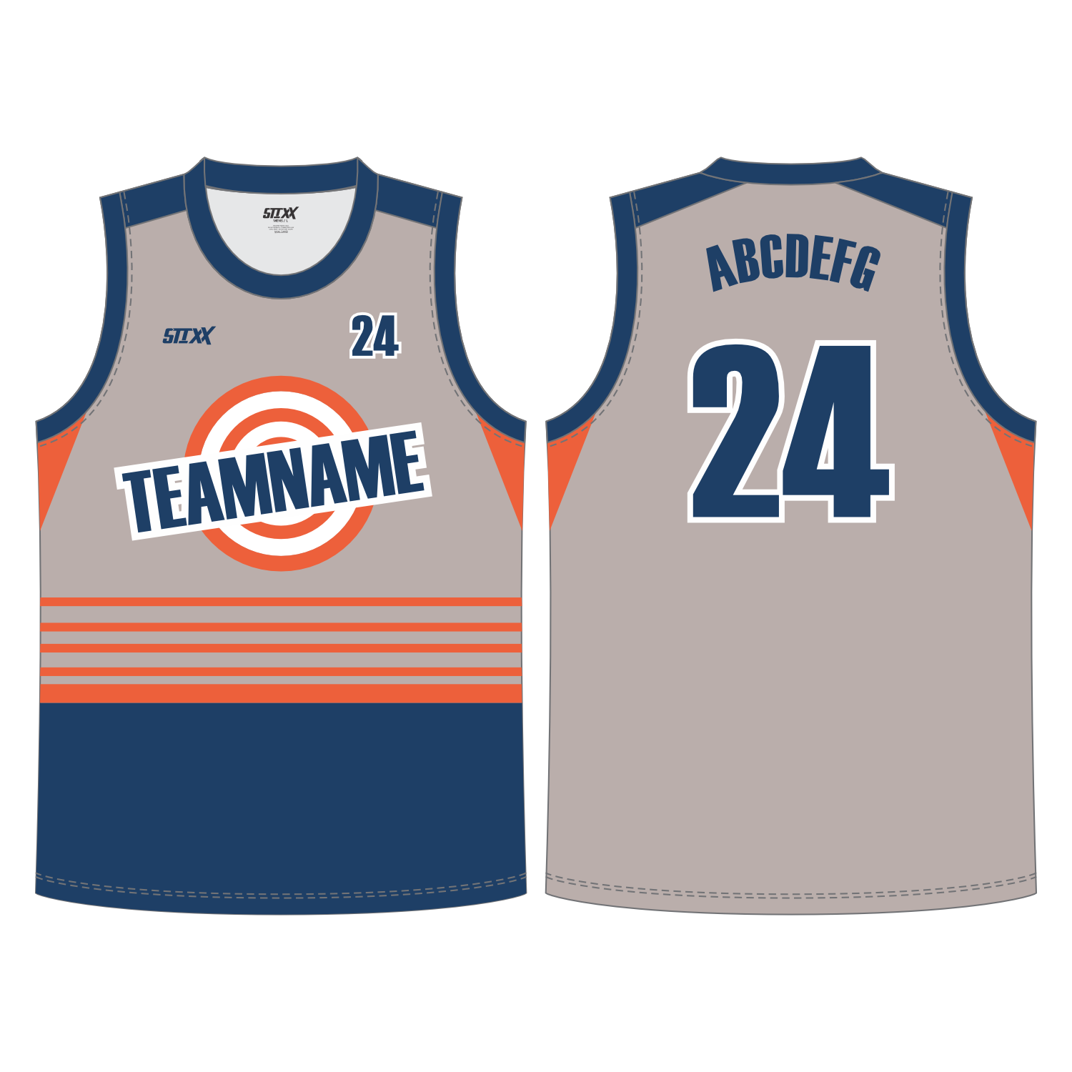 CUSTOM REVERSIBLE V-NECK BASKETBALL JERSEYS