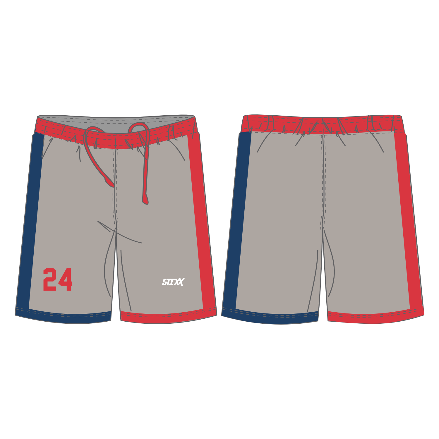 CUSTOM REVERSIBLE BASKETBALL SHORTS