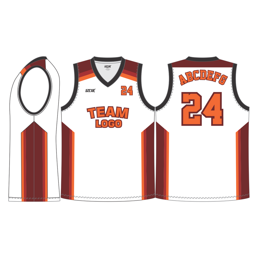 CUSTOM V-NECK BASKETBALL JERSEYS