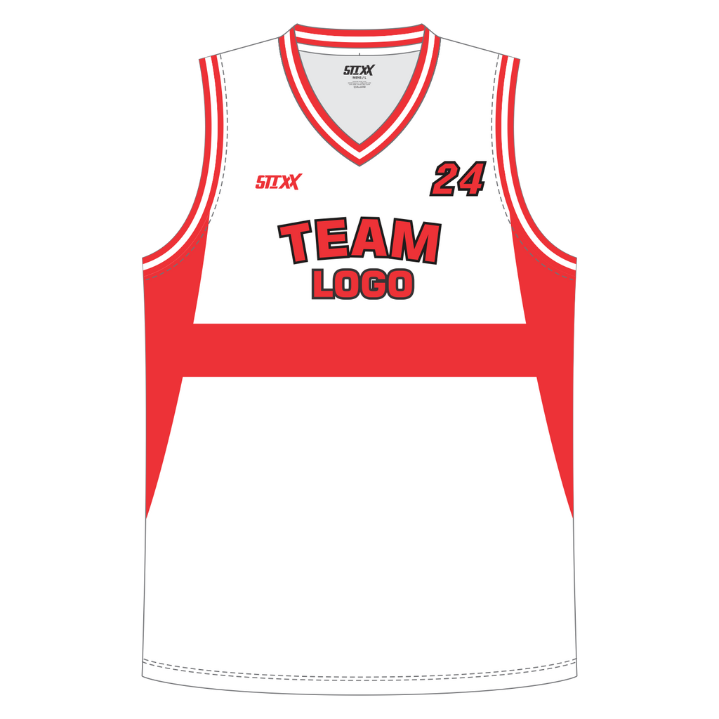 CUSTOM V-NECK BASKETBALL JERSEYS
