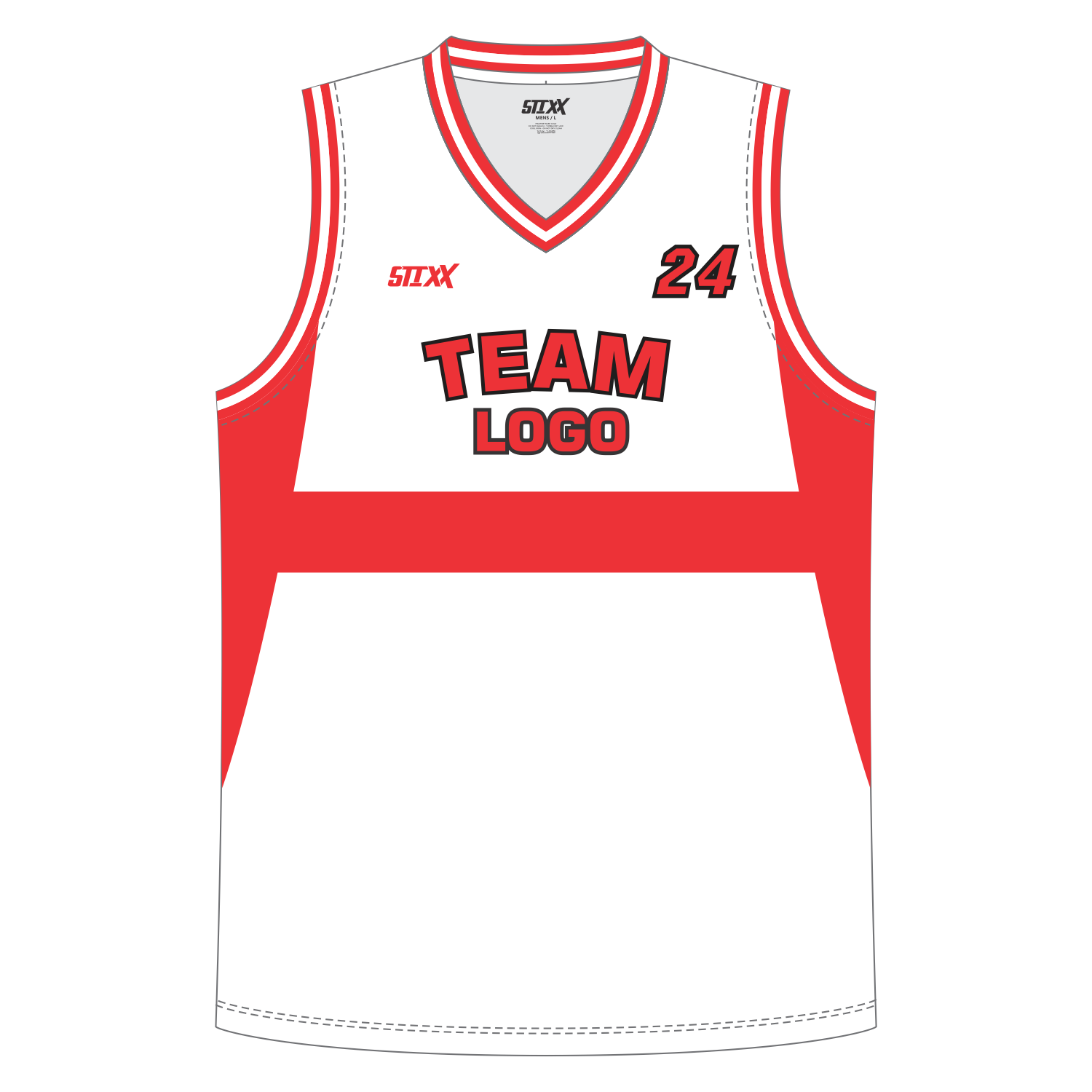 CUSTOM V-NECK BASKETBALL JERSEYS