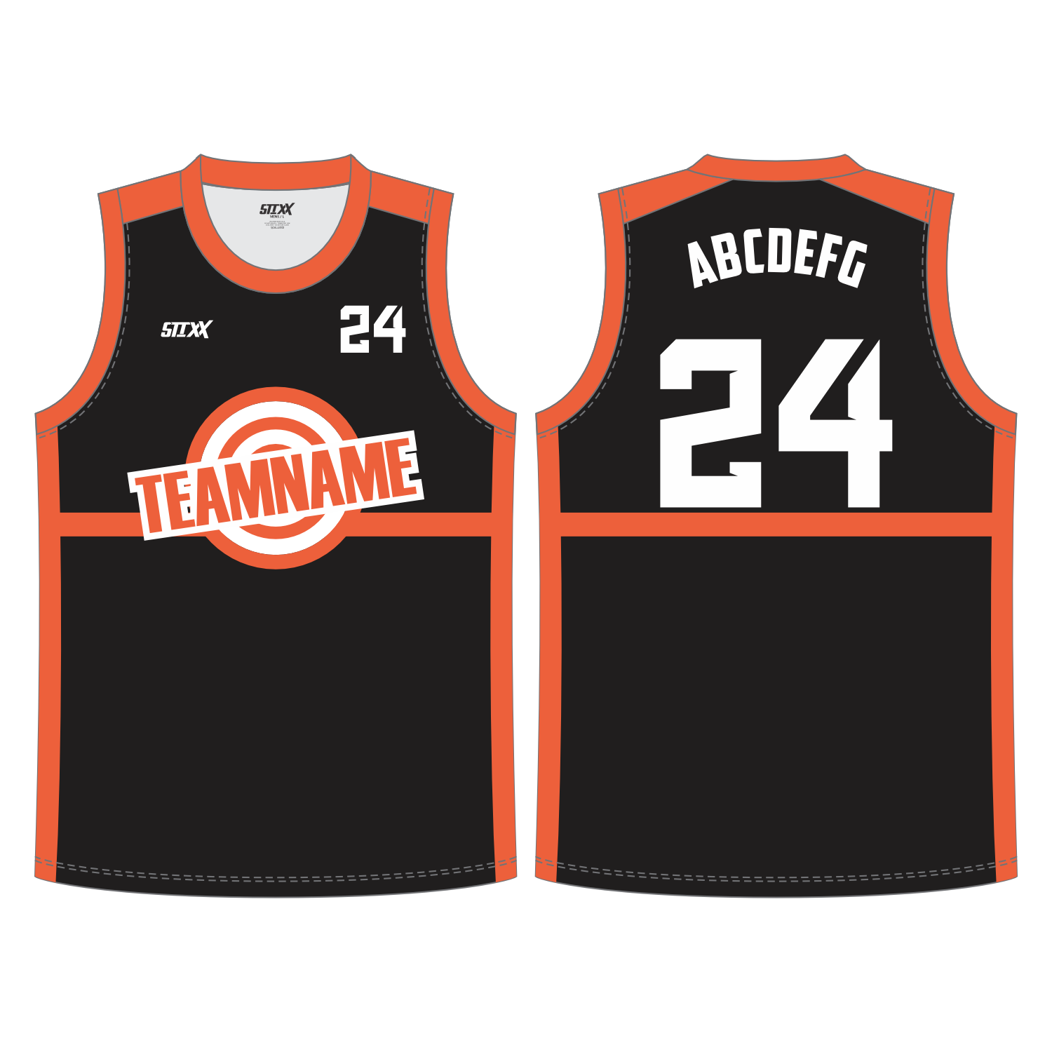 CUSTOM REVERSIBLE V-NECK BASKETBALL JERSEYS