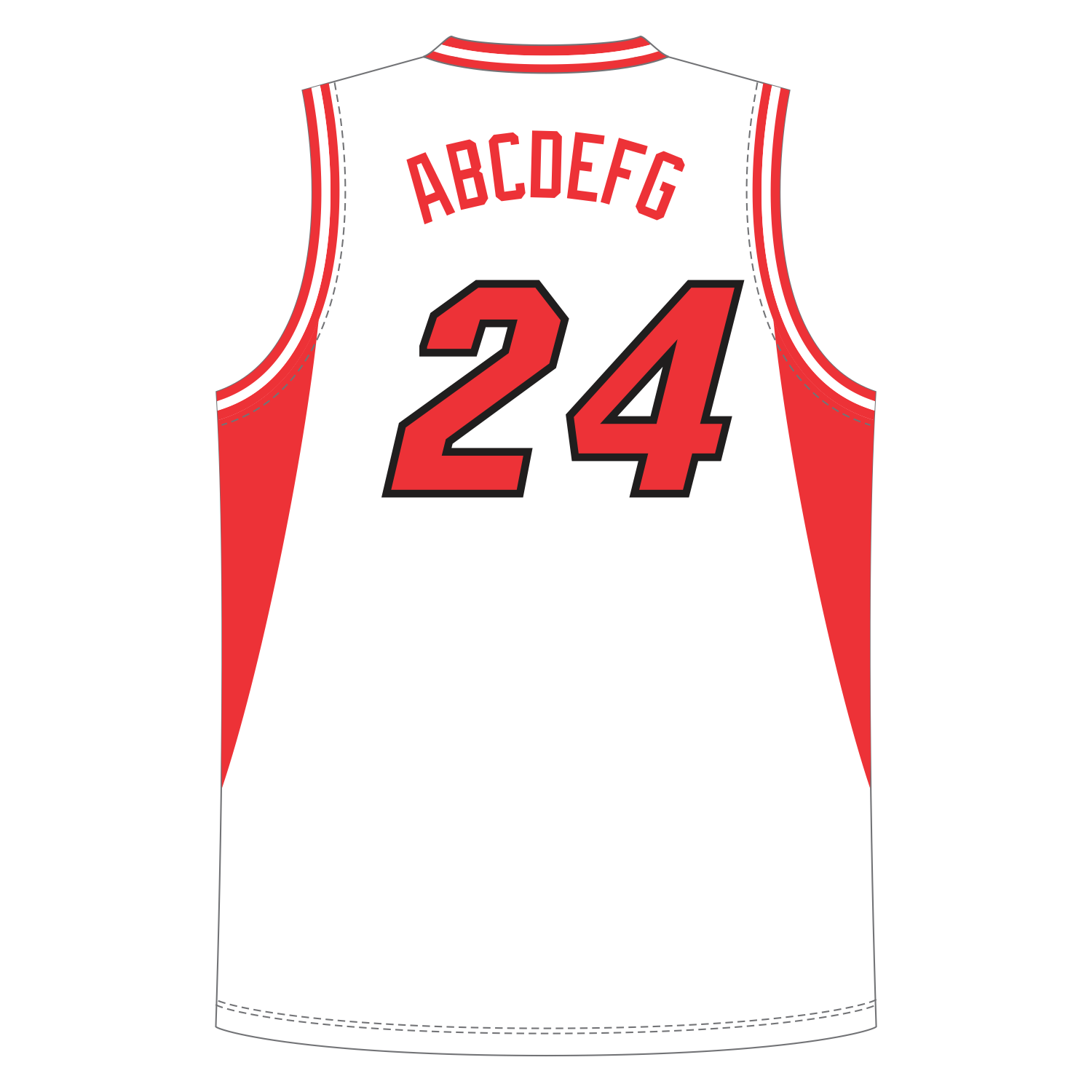 CUSTOM V-NECK BASKETBALL JERSEYS