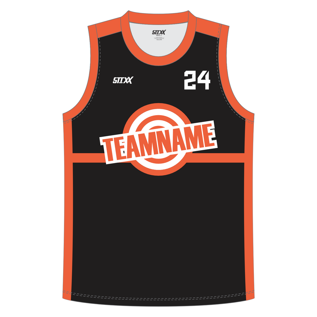 CUSTOM REVERSIBLE V-NECK BASKETBALL JERSEYS