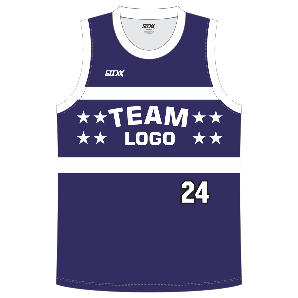 CUSTOM ROUND/CREW NECK BASKETBALL JERSEYS