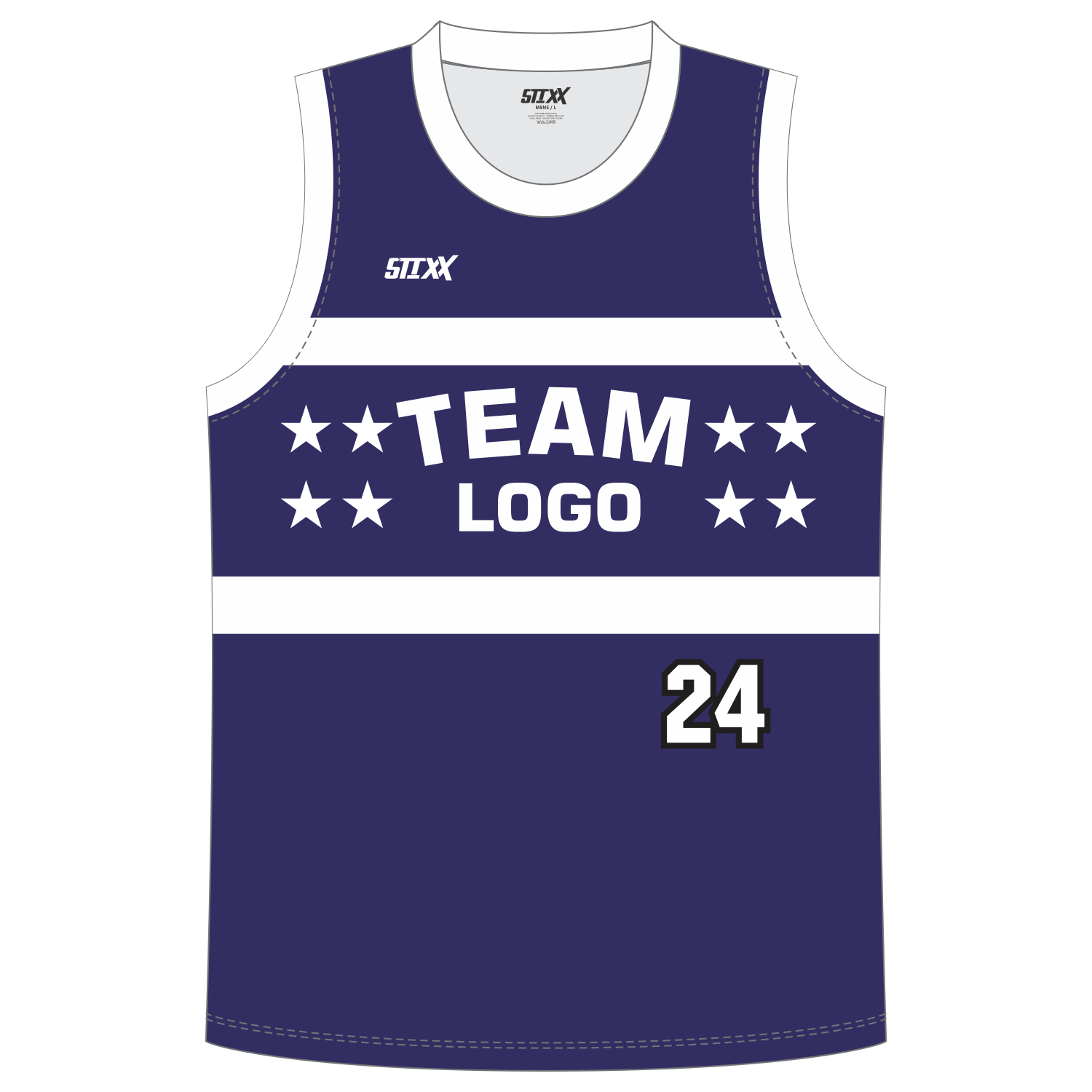 CUSTOM ROUND/CREW NECK BASKETBALL JERSEYS