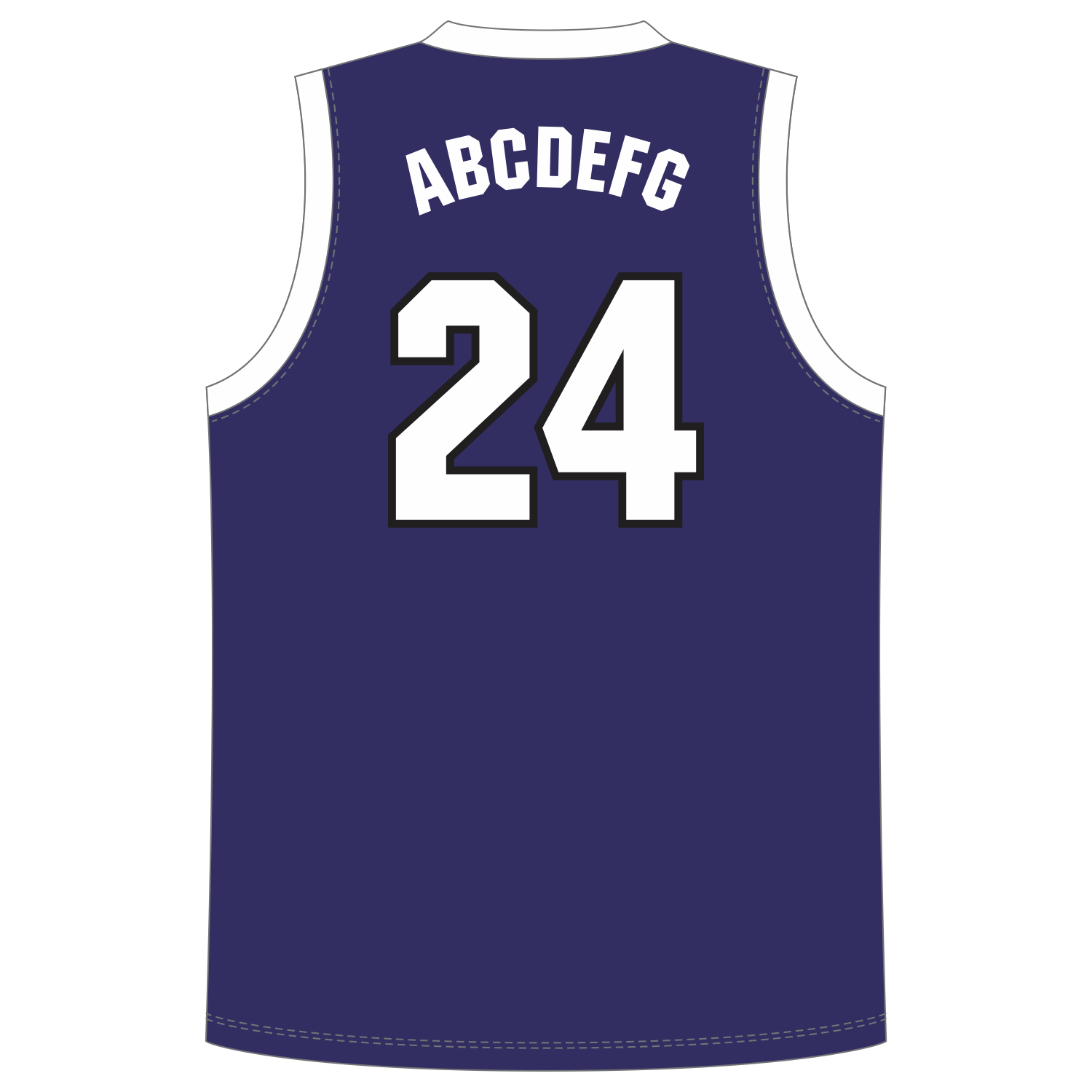 CUSTOM ROUND/CREW NECK BASKETBALL JERSEYS