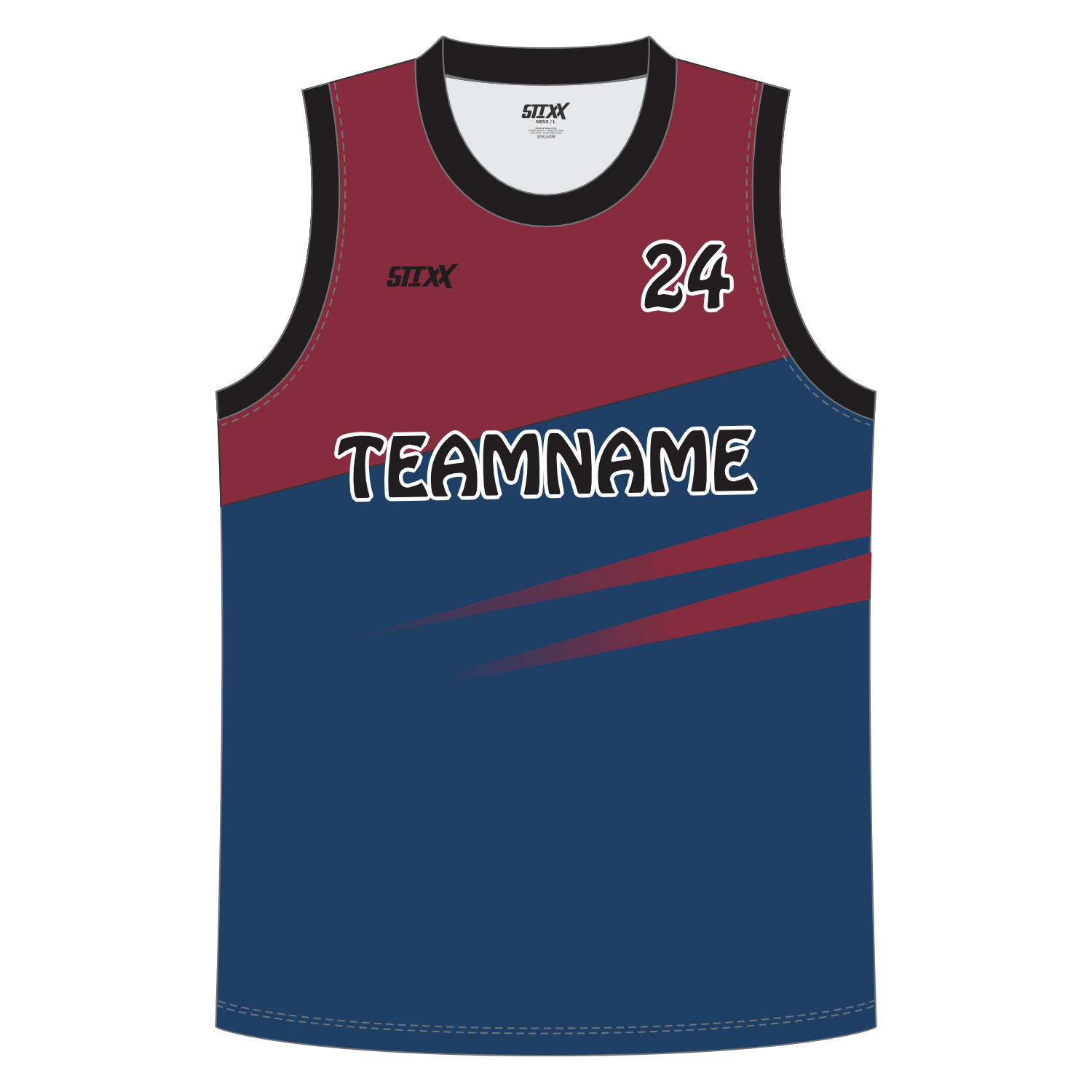 CUSTOM REVERSIBLE V-NECK BASKETBALL JERSEYS