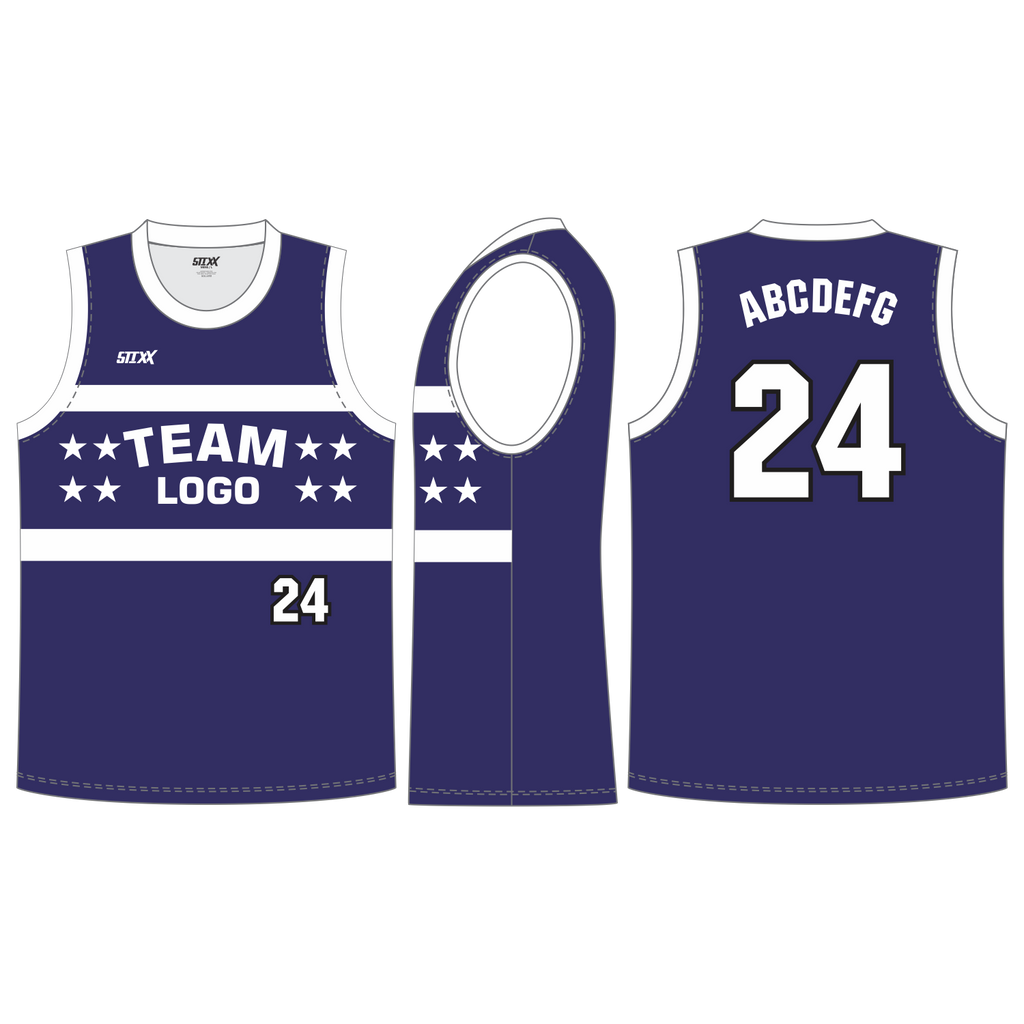 CUSTOM ROUND/CREW NECK BASKETBALL JERSEYS
