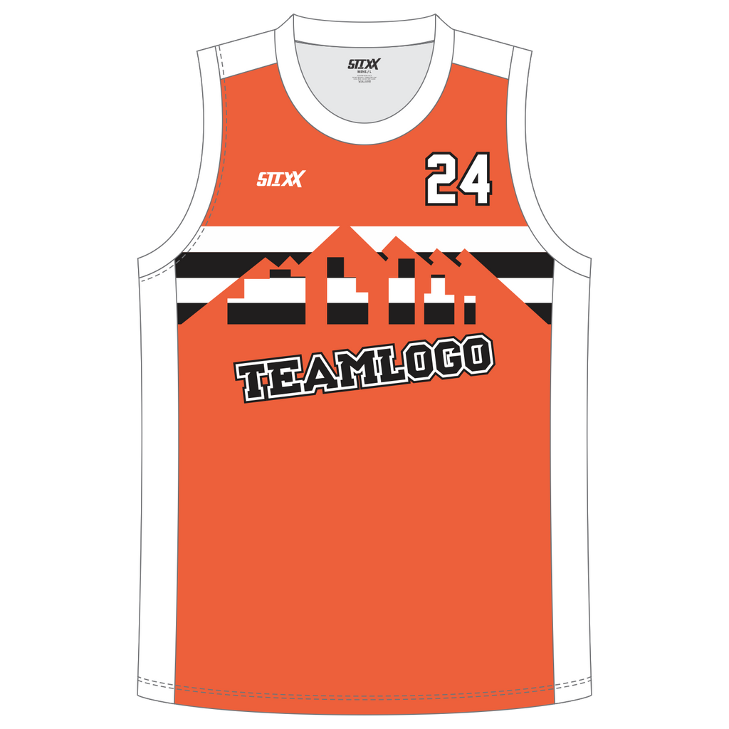 CUSTOM ROUND/CREW NECK BASKETBALL JERSEYS