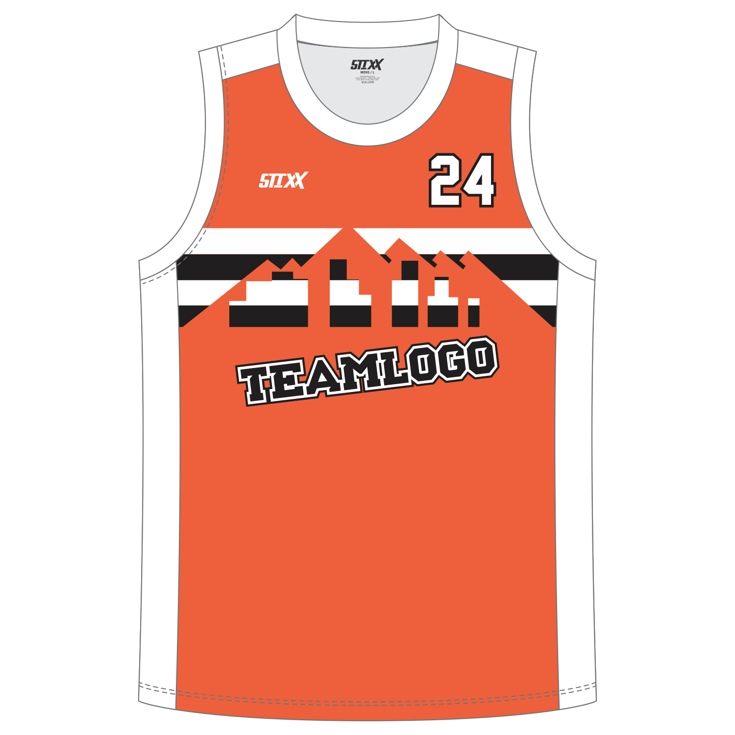 CUSTOM ROUND/CREW NECK BASKETBALL JERSEYS