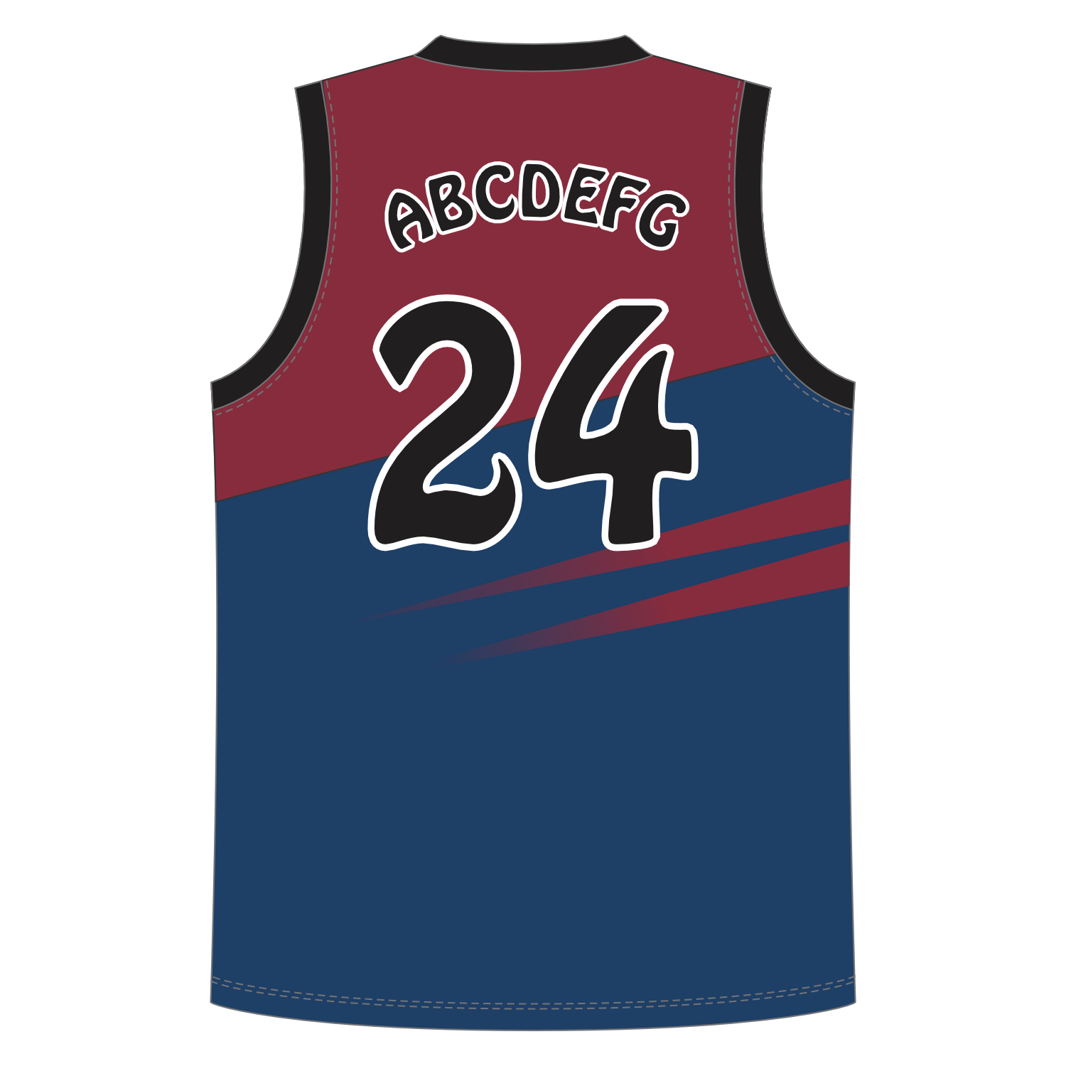 CUSTOM REVERSIBLE V-NECK BASKETBALL JERSEYS