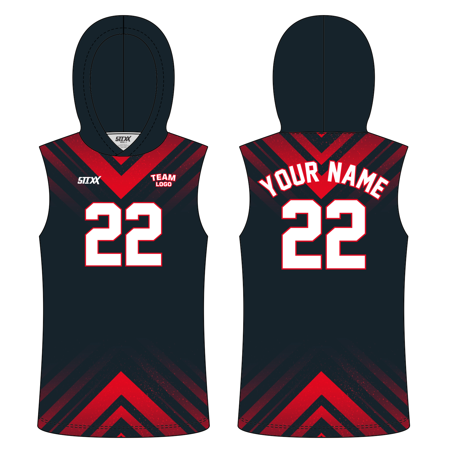 CUSTOM SLEEVELESS HOODIE SHOOTING SHIRTS