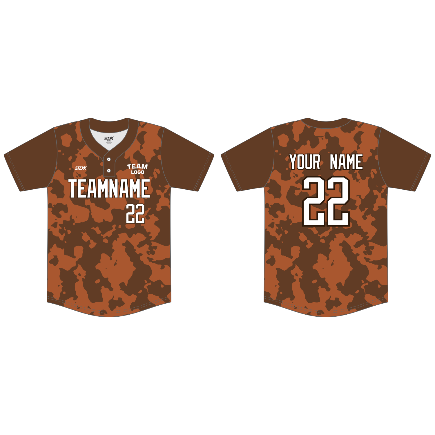 Custom 2-Button Baseball Jerseys