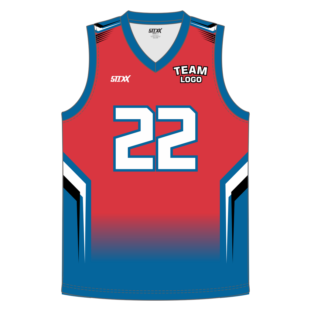 CUSTOM V-NECK BASKETBALL JERSEYS