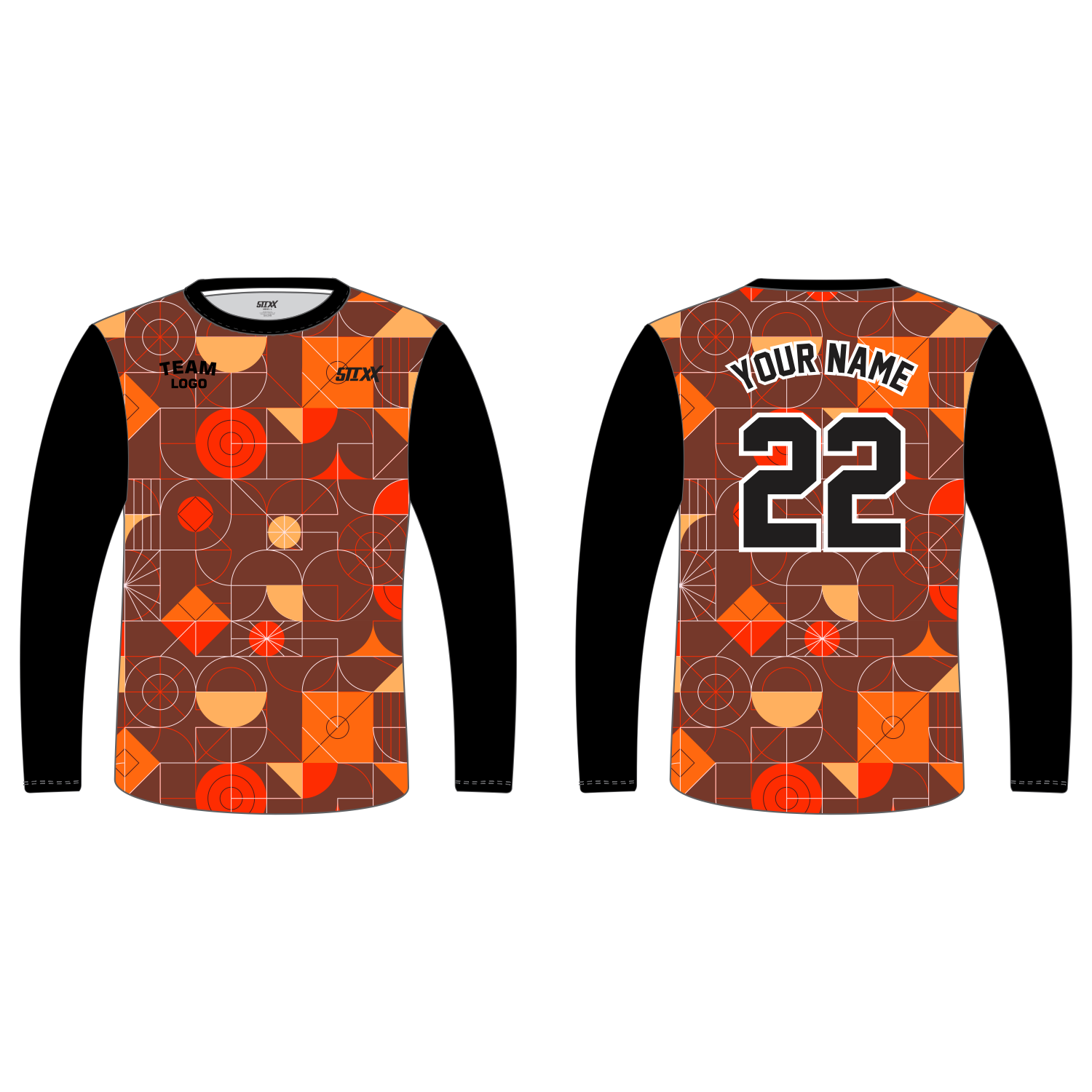 Custom Long Sleeve Crew Neck T-Shirts