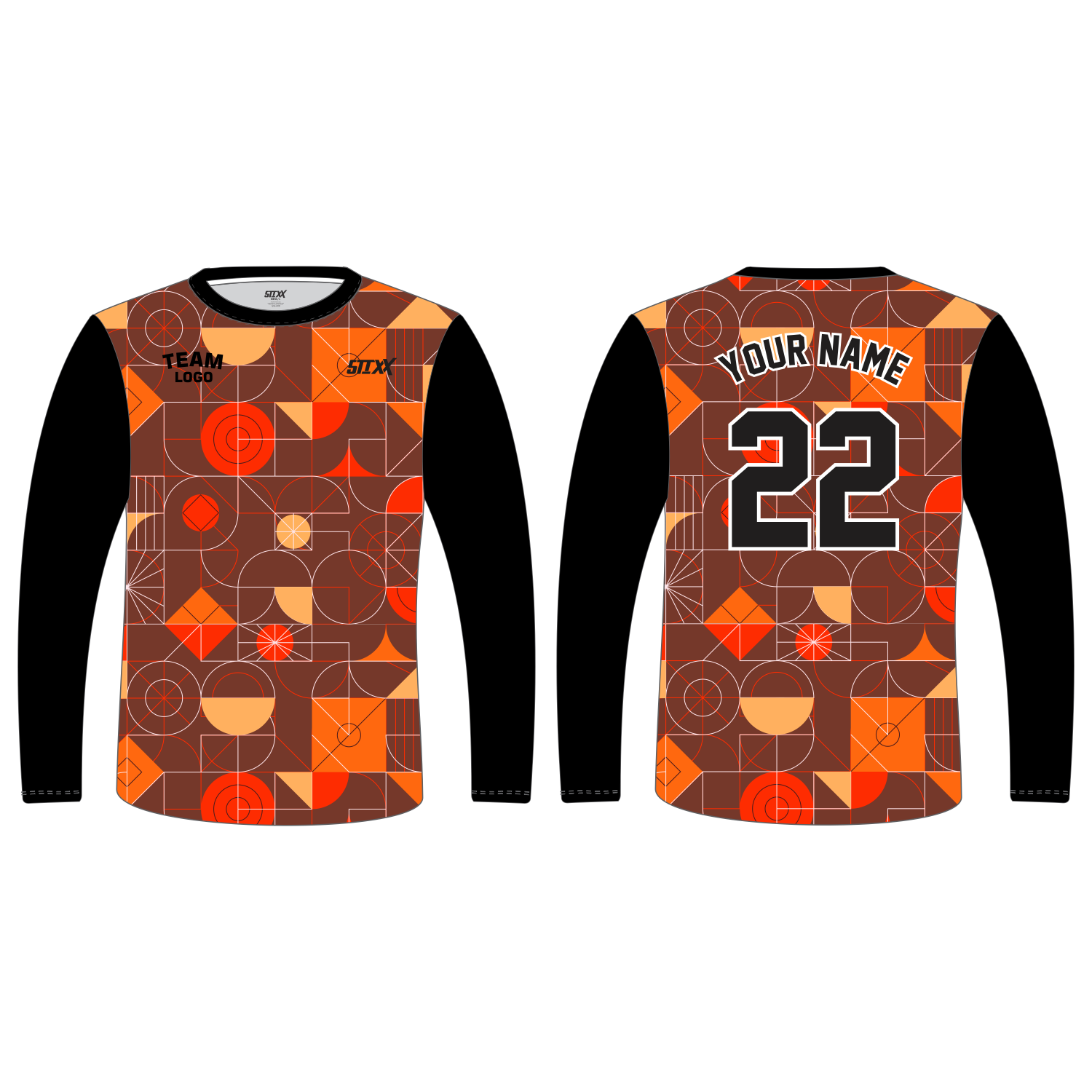 Custom Long‑Sleeve Crew Neck T‑Shirts