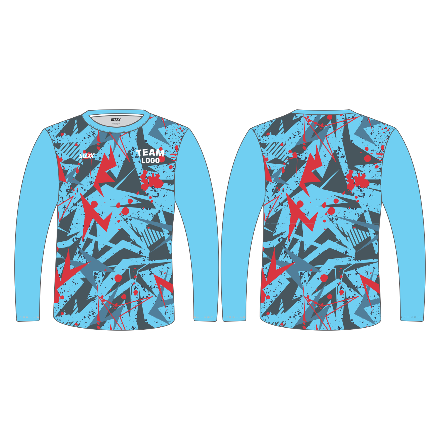 CUSTOM LONG SLEEVE SHOOTING SHIRTS (ROUND NECK)