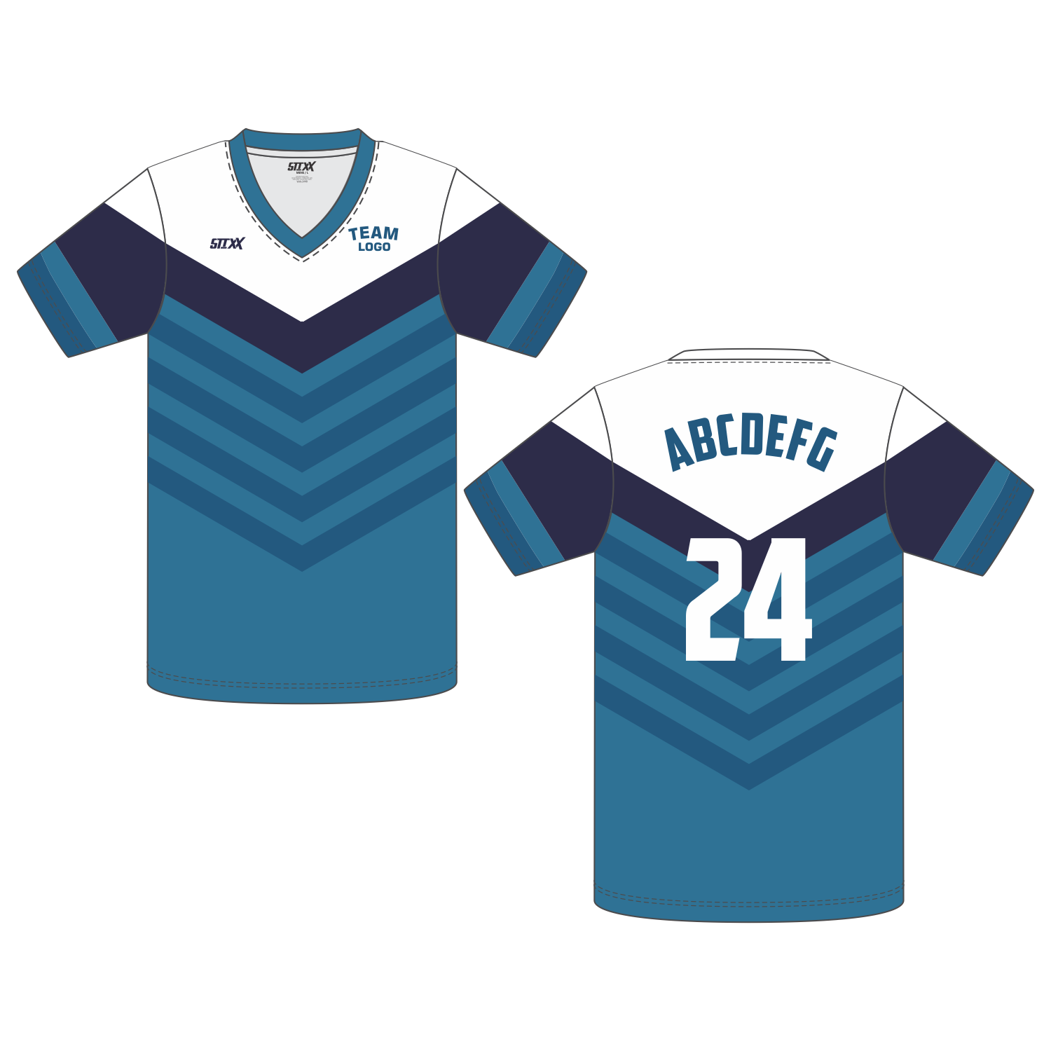 CUSTOM SHORT SLEEVE SHOOTING SHIRTS (V-NECK)